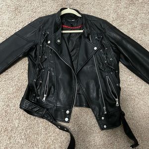 Leather jacket